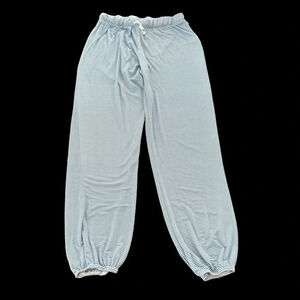 Cath Kidston Womens Small Blue Striped Modal Knit Pajama Pants Sleepwear Lounge